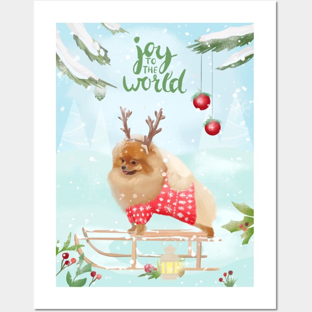 Joy to the World Wall Art by Petras